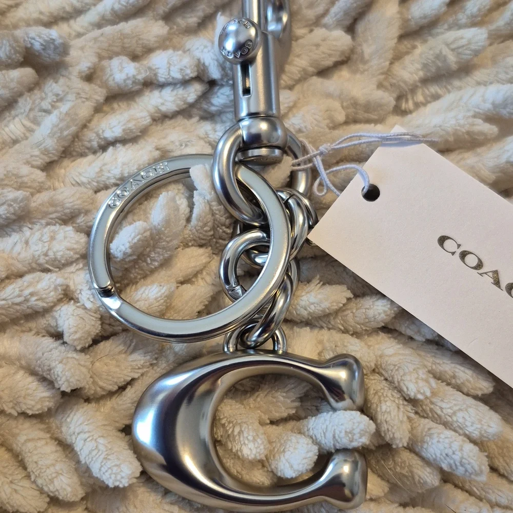 NWT Coach Signature Bag Charm [B6,8] - Picture 2 of 5